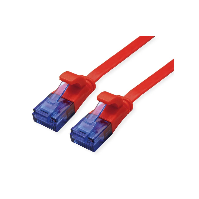 LATIGUILLO ROJO UTP CAT6A FLEXIBLE 5Mts. PLANO