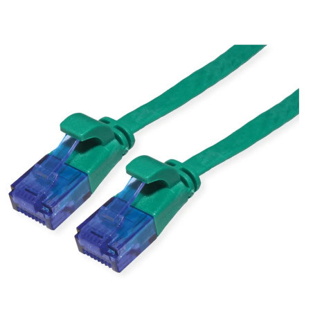 LATIGUILLO VERDE UTP CAT6A FLEXIBLE 2Mts. PLANO