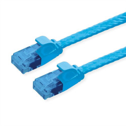 LATIGUILLO AZUL UTP CAT6A FLEXIBLE 2Mts. PLANO