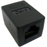 ADAPTADOR COMPACTO RJ45 H - H CAT-6 UTP COMPACTO
