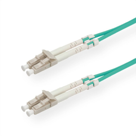 CABLE FIBRA DUPLEX MM. 50/125 LC-LC 15m OM3 AQUA