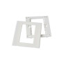 MARCO Y BASTIDOR 45 X 45 PARA CAJA MODULAR BLANCO