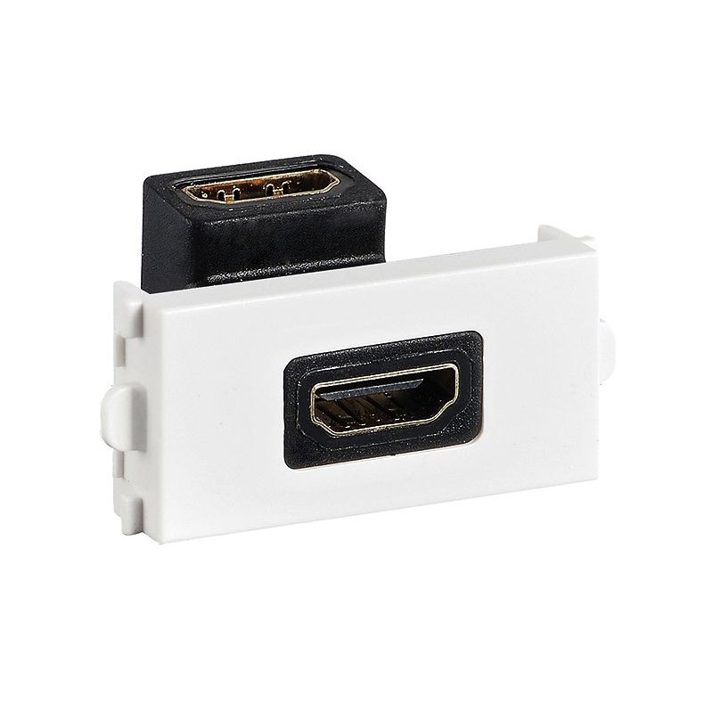 MODULO FRONTAL 45 X 22.5 HDMI 19P HEMBRA BLANCO