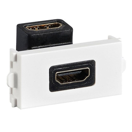 MODULO FRONTAL 45 X 22.5 HDMI 19P HEMBRA BLANCO