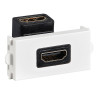 MODULO FRONTAL 45 X 22.5 HDMI 19P HEMBRA BLANCO