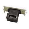 MODULO FRONTAL 45 X 22.5 HDMI 19P HEMBRA BLANCO
