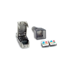 CONECTOR STP RJ45 MACHO CAT 6A