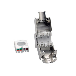 CONECTOR UTP RJ45 HEMBRA PANEL CAT-6A