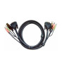 CABLE CONEXION KVM DVI - I + USB + AUDIO