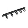 PANEL PASACABLES CON 5 ESTRIBOS INTEGRAL 19´´ 1U