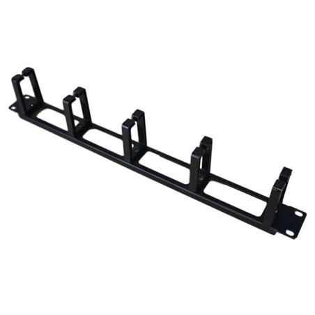 PANEL PASACABLES CON ESTRIBOS 4 ABERTURAS 19´´ 1U