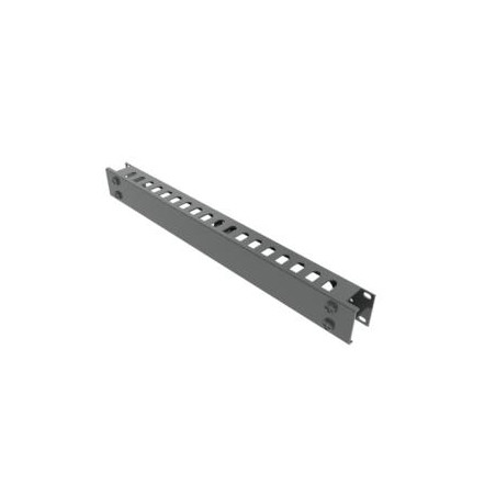 PANEL PASACABLES CON TAPA 19´´ 1U F:60mm
