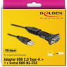 CONVERSOR USB 2.0 A SERIE 9 PINES COMPACTO DLOCK