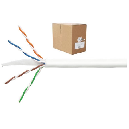 BOBINA 305Mts CABLE UTP RIGIDO CAT 6 AMP NETCONNET