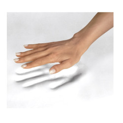 ALFOMBRILLA Y REPOSAMUÑECAS MEMORY FOAM PLATA