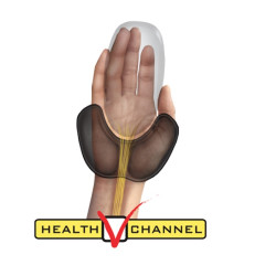 REPOSAMUÑECAS GEL NEGRO CON CANAL ERGONOMICO