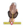 REPOSAMUÑECAS GEL NEGRO CON CANAL ERGONOMICO