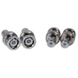 ADAPTADOR BNC M - RCA H METALICO