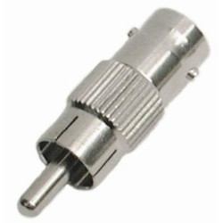 ADAPTADOR BNC H - RCA M METALICO