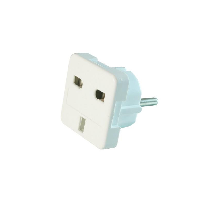 ADAPTADOR DE ALIMENTACION SCHUKO MACHO - UK HEMBRA