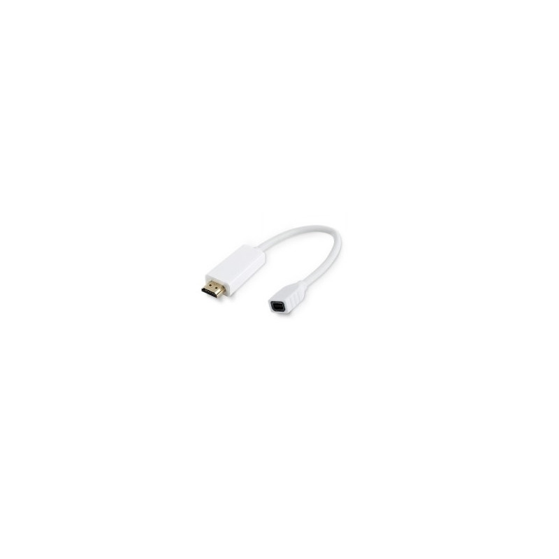 ADAPTADOR MINIDISPLAYPORT (H) - HDMI (M)  0.10m