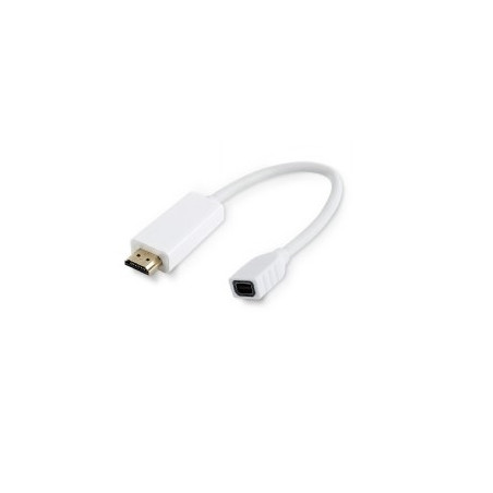 ADAPTADOR MINIDISPLAYPORT (H) - HDMI (M)  0.10m