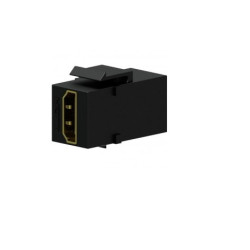ADAPTADOR HDMI H-H TIPO KEYSTONE PANEL NEGRO