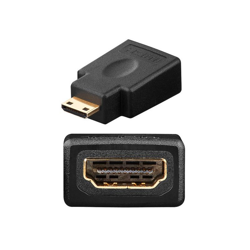 ADAPTADOR HDMI HEMBRA - MINI HDMI TIPO C MACHO