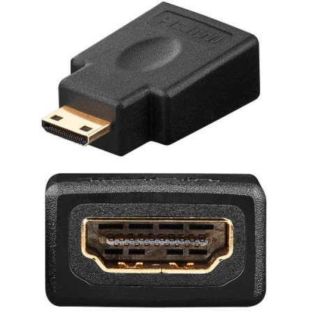 ADAPTADOR HDMI HEMBRA - MINI HDMI TIPO C MACHO
