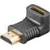 ADAPTADOR HDMI MACHO - HDMI HEMBRA ACODADO 270º