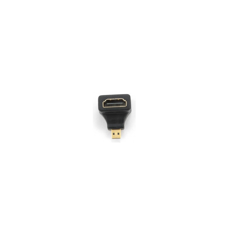 ADAPTADOR HDMI HEMBRA - MICRO HDMI  MACHO ACODADO