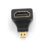 ADAPTADOR HDMI HEMBRA - MICRO HDMI  MACHO ACODADO