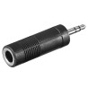 ADAPTADOR AUDIO 1 X JACK 6.35 H - 1 X JACK 3.5 M S