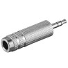 ADAPTADOR JACK 6.35 ESTEREO HEMBRA - JACK 3.5 M