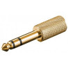 ADAPTADOR JACK 6.35 MACHO- 3.5 HEMBRA ESTEREO