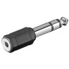 ADAPTADOR AUDIO 1 X JACK 6.35 M - 1 X JACK 3.5 H S