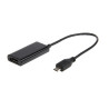 CONVERSOR MICRO USB 2.0 - MHL HDMI (H) + PW. GALAX
