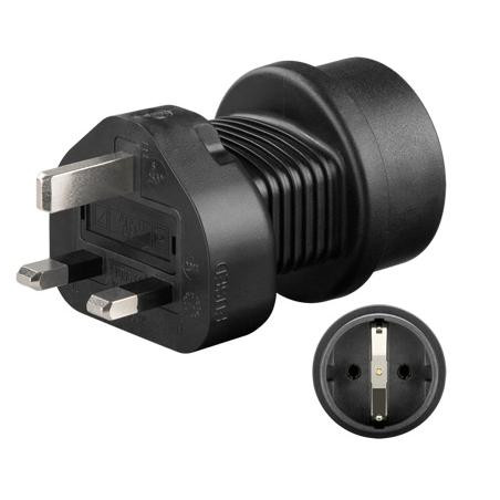 ADAPTADOR DE ALIMENTACION SCHUKO H - UK MACHO