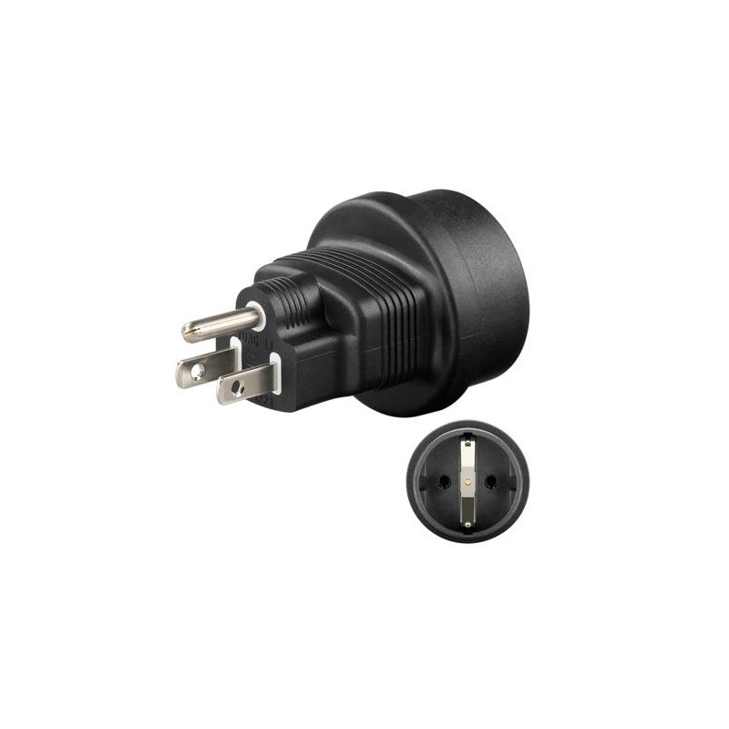 ADAPTADOR DE ALIMENTACION SCHUKO H - USA MACHO