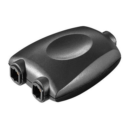 ADAPTADOR DERIVADOR TOSLINK 1 ENTRADA - 2 SALIDAS