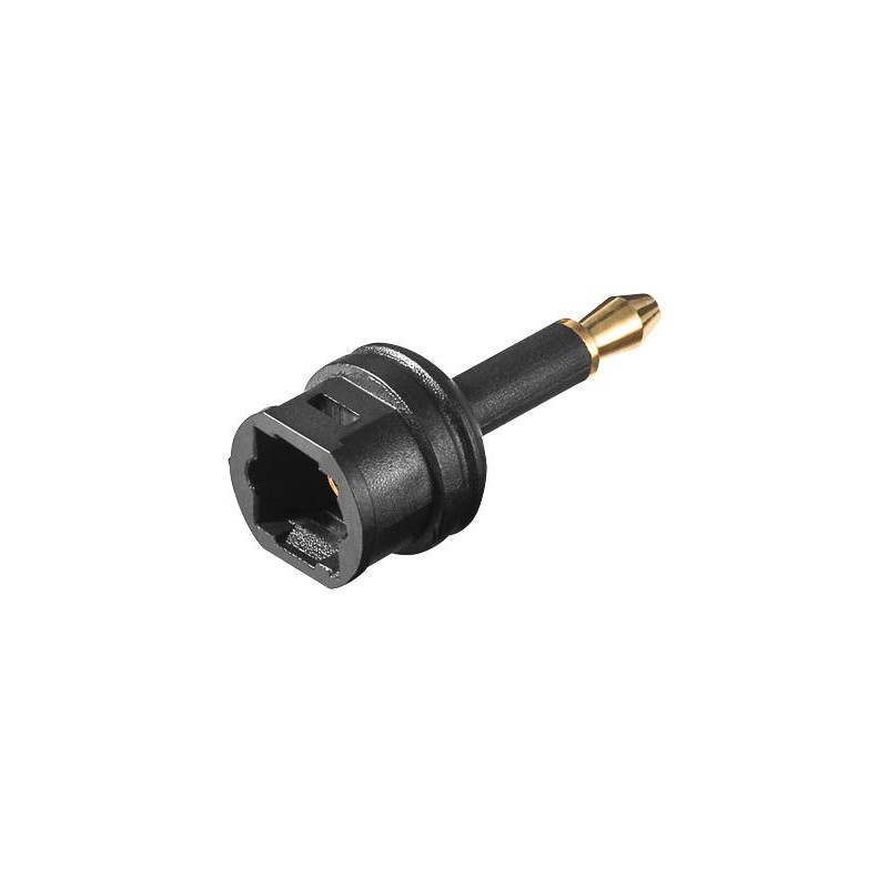 ADAPTADOR AUDIO TOSLINK H -  mini TOSLINK 3.5mm