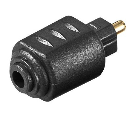 ADAPTADOR AUDIO TOSLINK M - TOSLINK JACK 3.5 H
