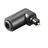 ADAPTADOR AUDIO TOSLINK M - TOSLINK JACK 3.5 H ACO