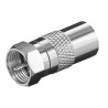 ADAPTADOR CABLE ANTENA TV  F (M) - COAXIAL SAT (H)