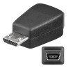ADAPTADOR USB MICRO B MACHO - MINI B 5 PIN HEMBRA