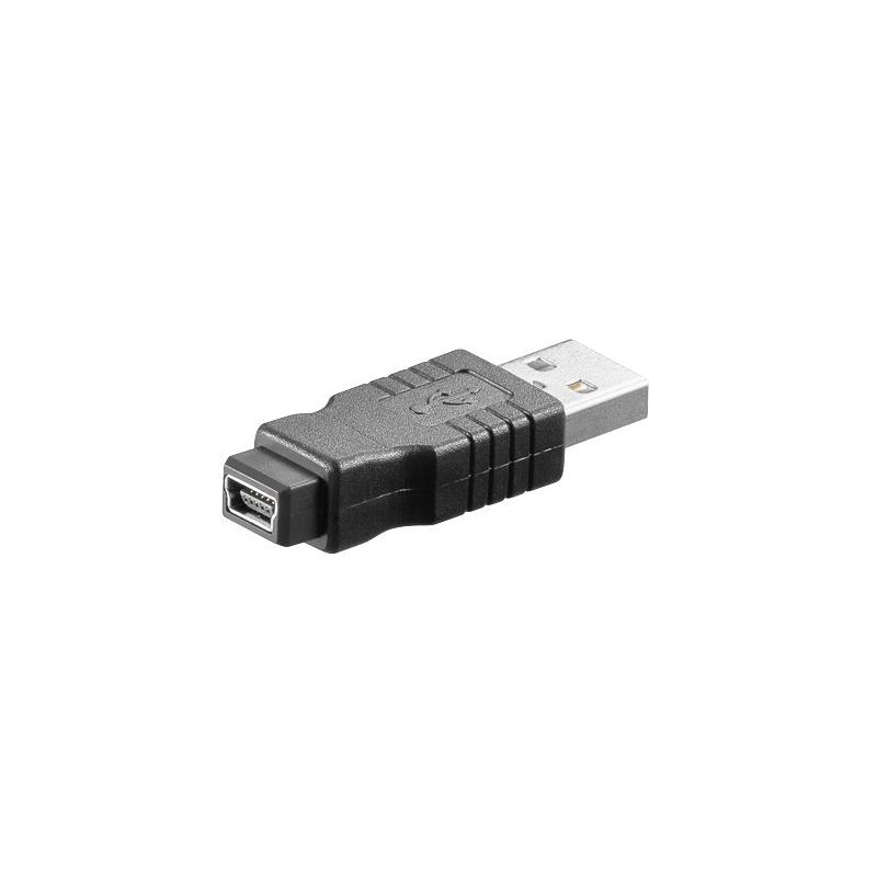 ADAPTADOR USB TIPO A MACHO - MINI B 5 PIN HEMBRA