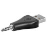 ADAPTADOR USB TIPO A MACHO - JACK 3.5 M