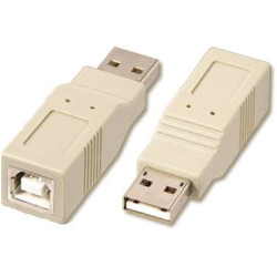 ADAPTADOR USB TIPO A MACHO - B HEMBRA