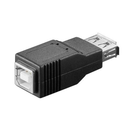 ADAPTADOR USB TIPO A HEMBRA - B HEMBRA