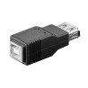ADAPTADOR USB TIPO A HEMBRA - B HEMBRA